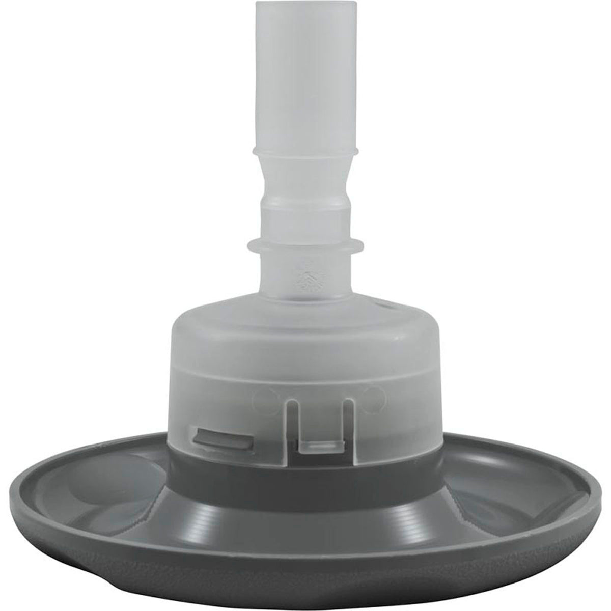 Jet Intl, BWG Cyclone Lux, 4-1/8"fd, Roto, Txt Scal, Gray