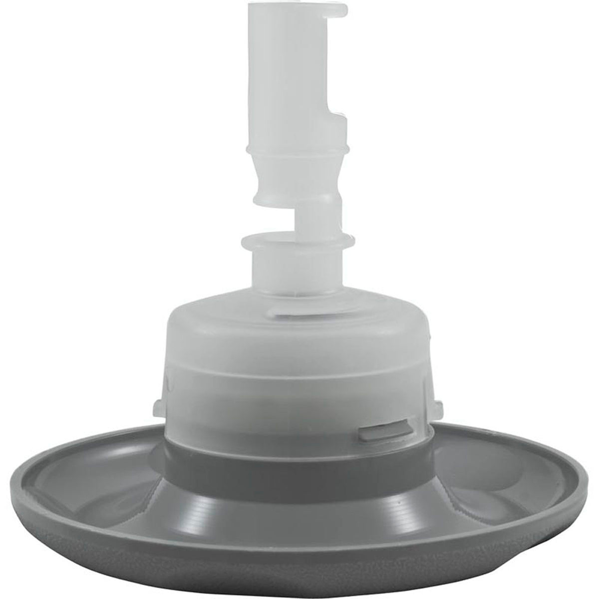 Jet Intl, BWG Cyclone Lux, 4-1/8"fd, Roto, Txt Scal, Gray
