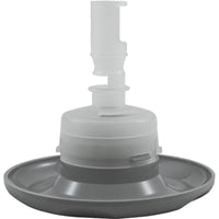 Jet Intl, BWG Cyclone Lux, 4-1/8"fd, Roto, Txt Scal, Gray