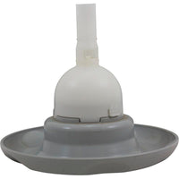 Jet Intl, BWG Cyclone, 6.5"fd, Dir/Adjustable, Txt Scal, Dk Gry