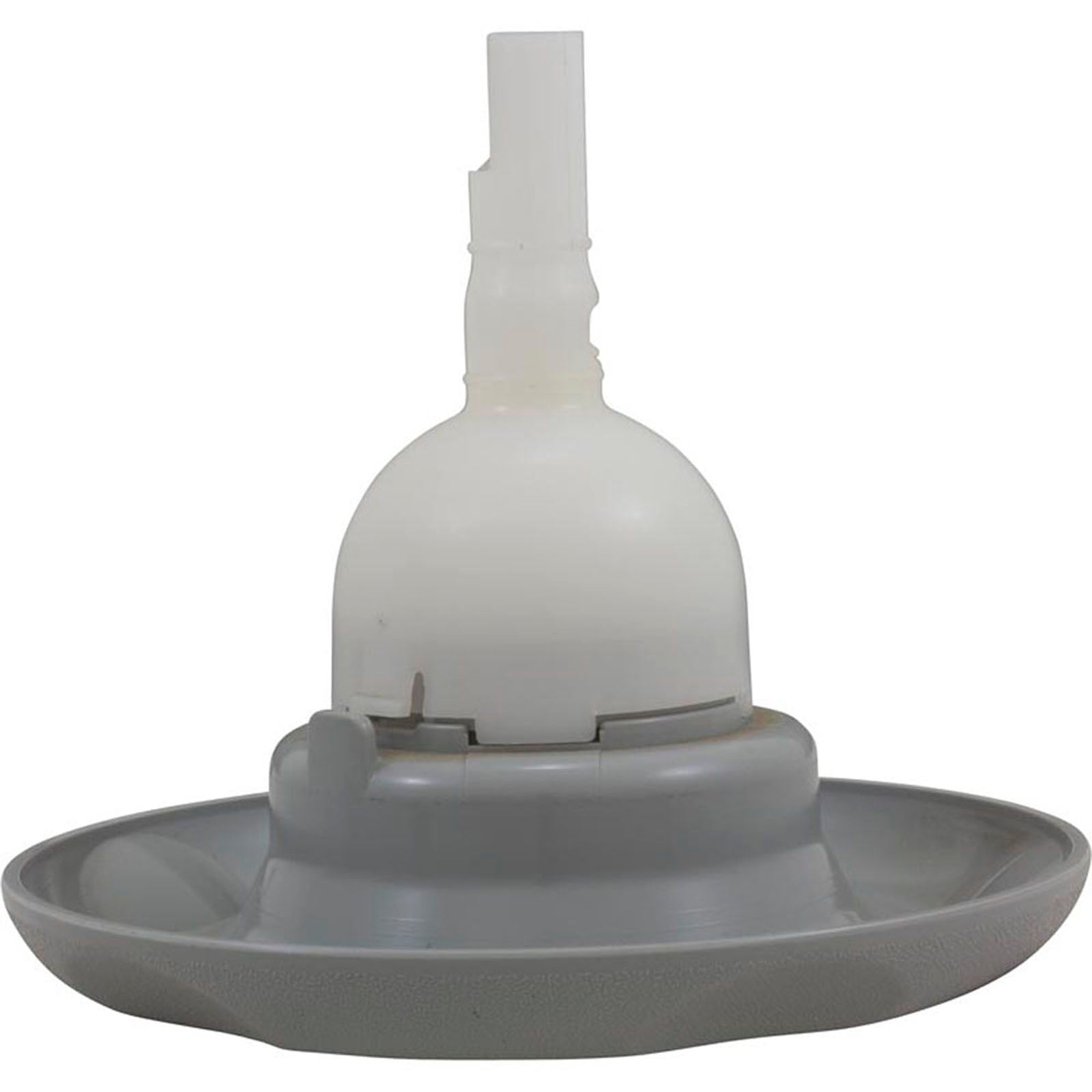 Jet Intl, BWG Cyclone, 6.5"fd, Dir/Adjustable, Txt Scal, Dk Gry