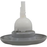 Jet Intl, BWG Cyclone, 6.5"fd, Dir/Adjustable, Txt Scal, Dk Gry