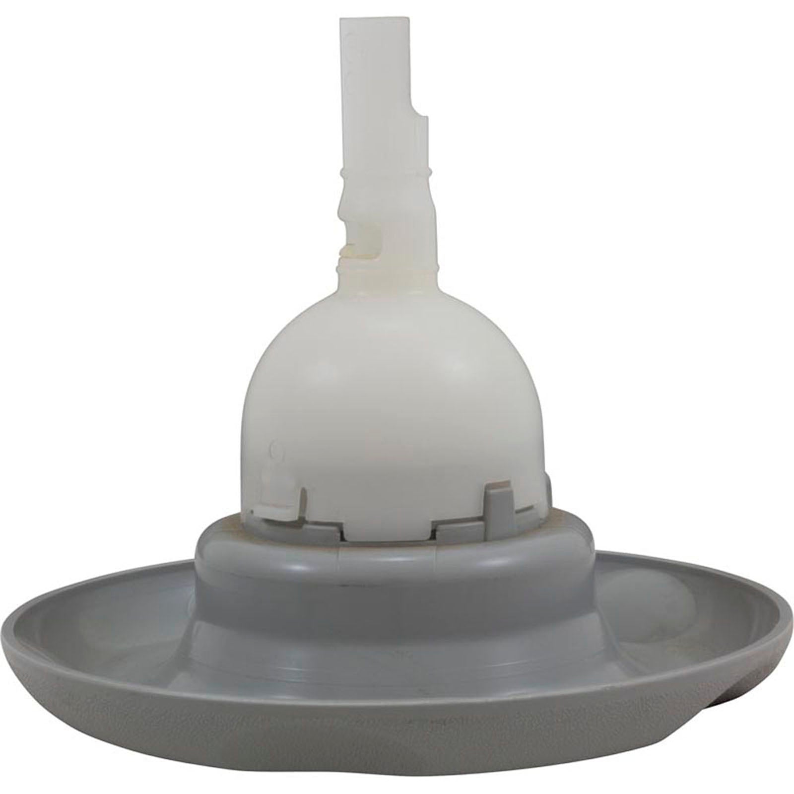 Jet Intl, BWG Cyclone, 6.5"fd, Dir/Adjustable, Txt Scal, Dk Gry