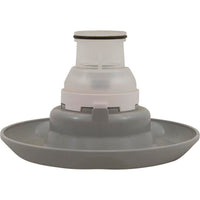 Jet Intl, BWG Cyclone, 6.5"fd, Dir, Txt Scal, Dk Gry, Lrg Nozzle