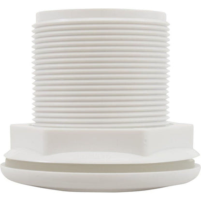 Jet Intl, BWG/HAI Hydro Jet, Long, 3-3/8"fd, Dir, w/Nut, White