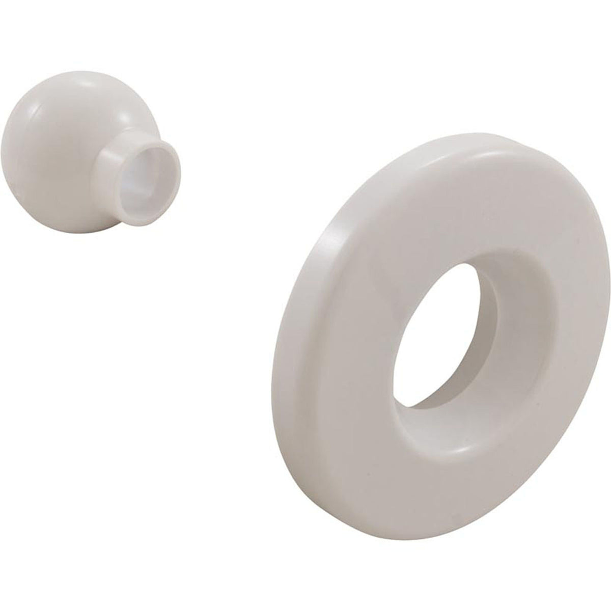 Escutcheon, GG/Balboa Budget Jet, w/ Eyeball, White