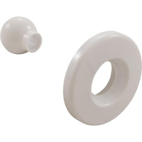 Escutcheon, GG/Balboa Budget Jet, w/ Eyeball, White