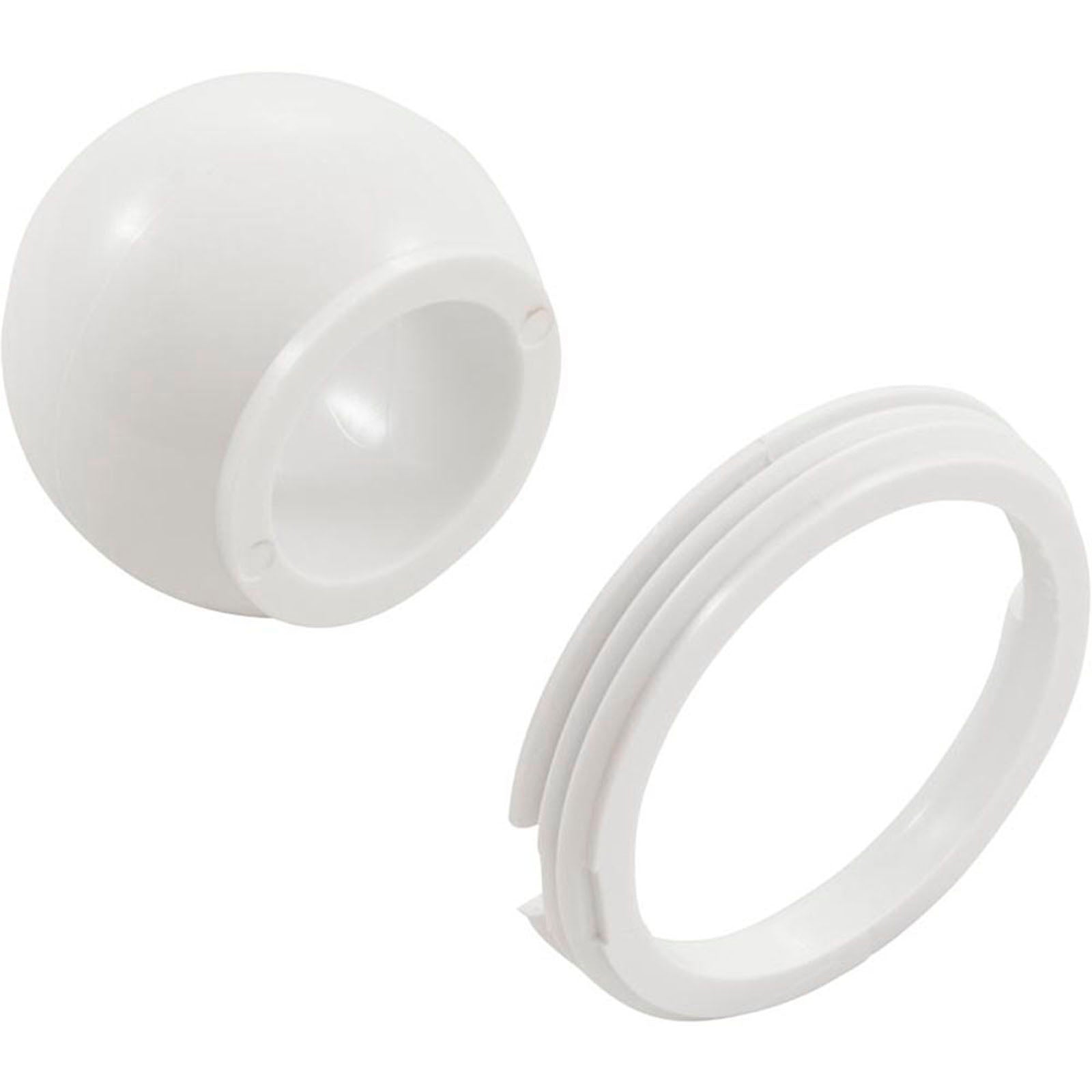 Eyeball, BWG Hydro Jet, w/ Retainer Ring White