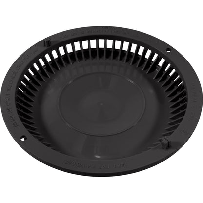 Main Drain Cover, Afras, Anti Vortex, Dark Gray, w/Screws