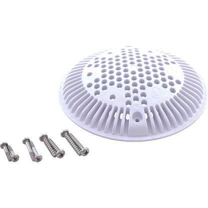 Main Drain Cover, Hayward Anti Vortex, 8"dia Round, Wht