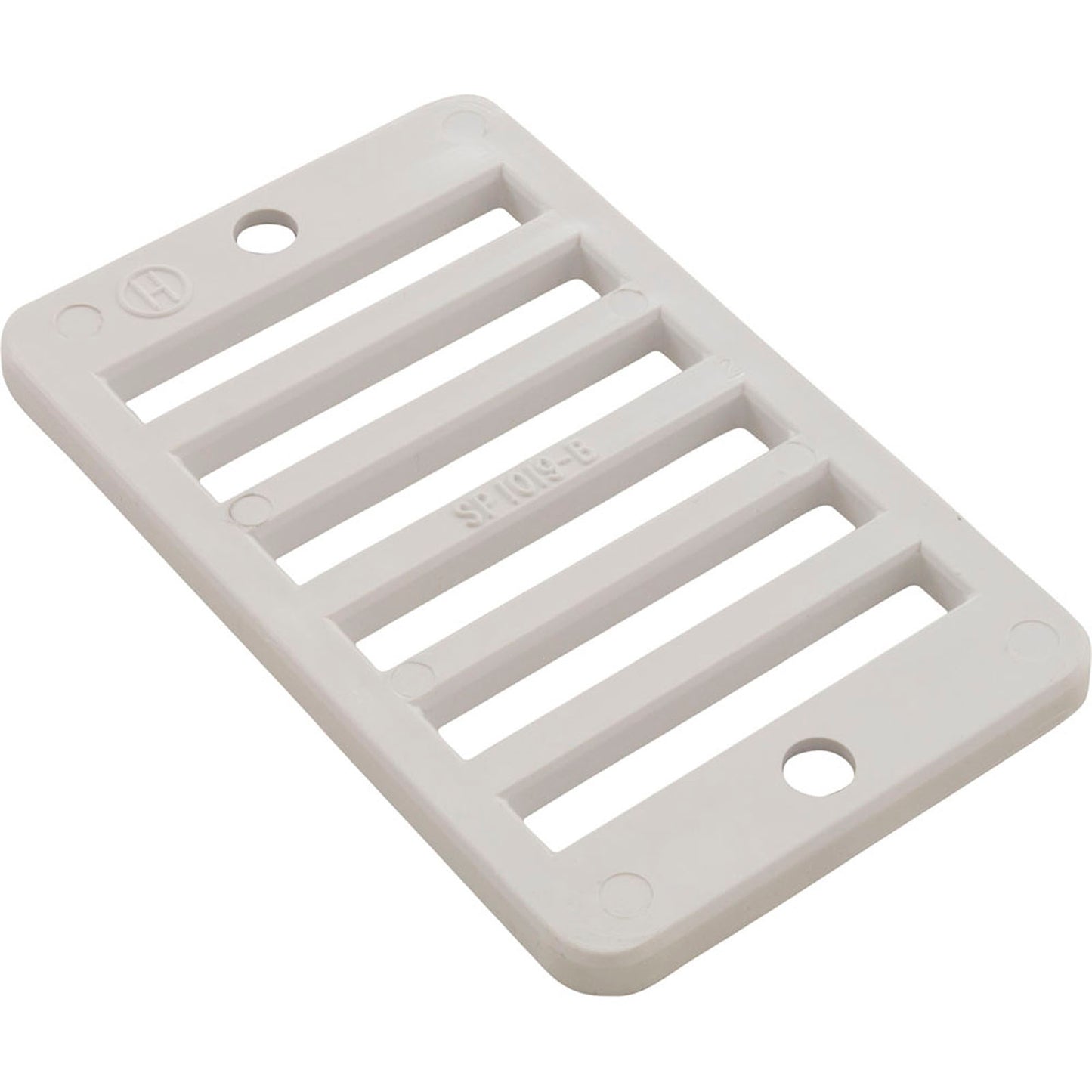 Grate, Hayward Deck Drain SP1019, w/ Screws, White