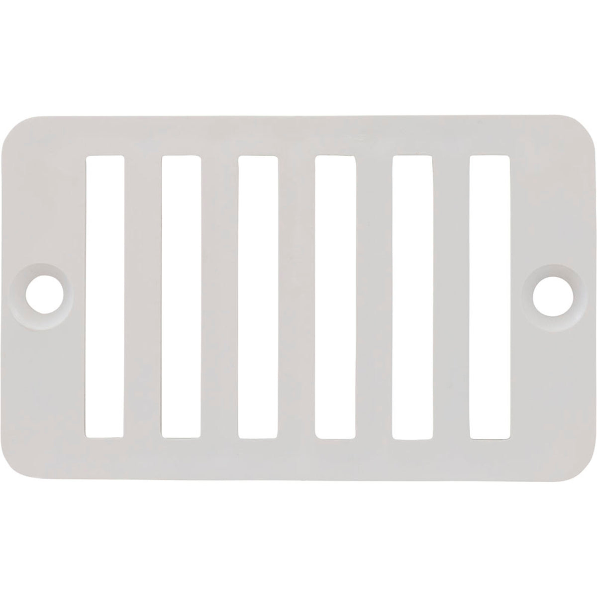 Grate, Hayward Deck Drain SP1019, w/ Screws, White