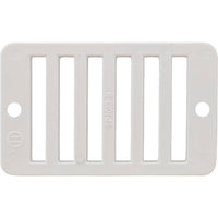 Grate, Hayward Deck Drain SP1019, w/ Screws, White
