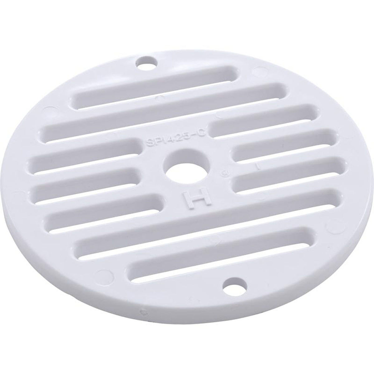 Faceplate Grate, Hayward, 4"fd, Inlet Fitting, White