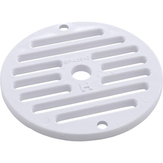 Faceplate Grate, Hayward, 4"fd, Inlet Fitting, White