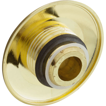 Escutcheon, HydraBaths Futura, 2-5/8"fd, w/Dir Eye, Smth, Brass