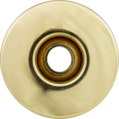 Escutcheon, HydraBaths Futura, 2-5/8"fd, w/Dir Eye, Smth, Brass