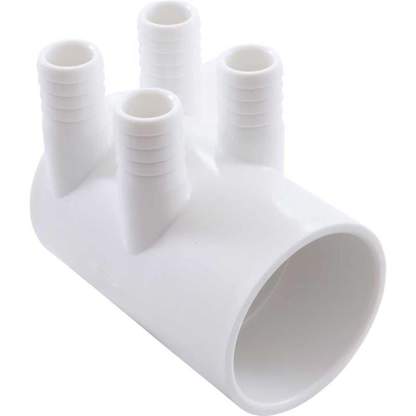 Colector, espiga de 3/4", 4 puertos, extremo sin salida, deslizamiento de 2"