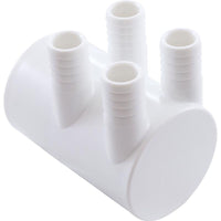 Manifold, 3/4" Barb, 4 port, Dead End, 2" Slip