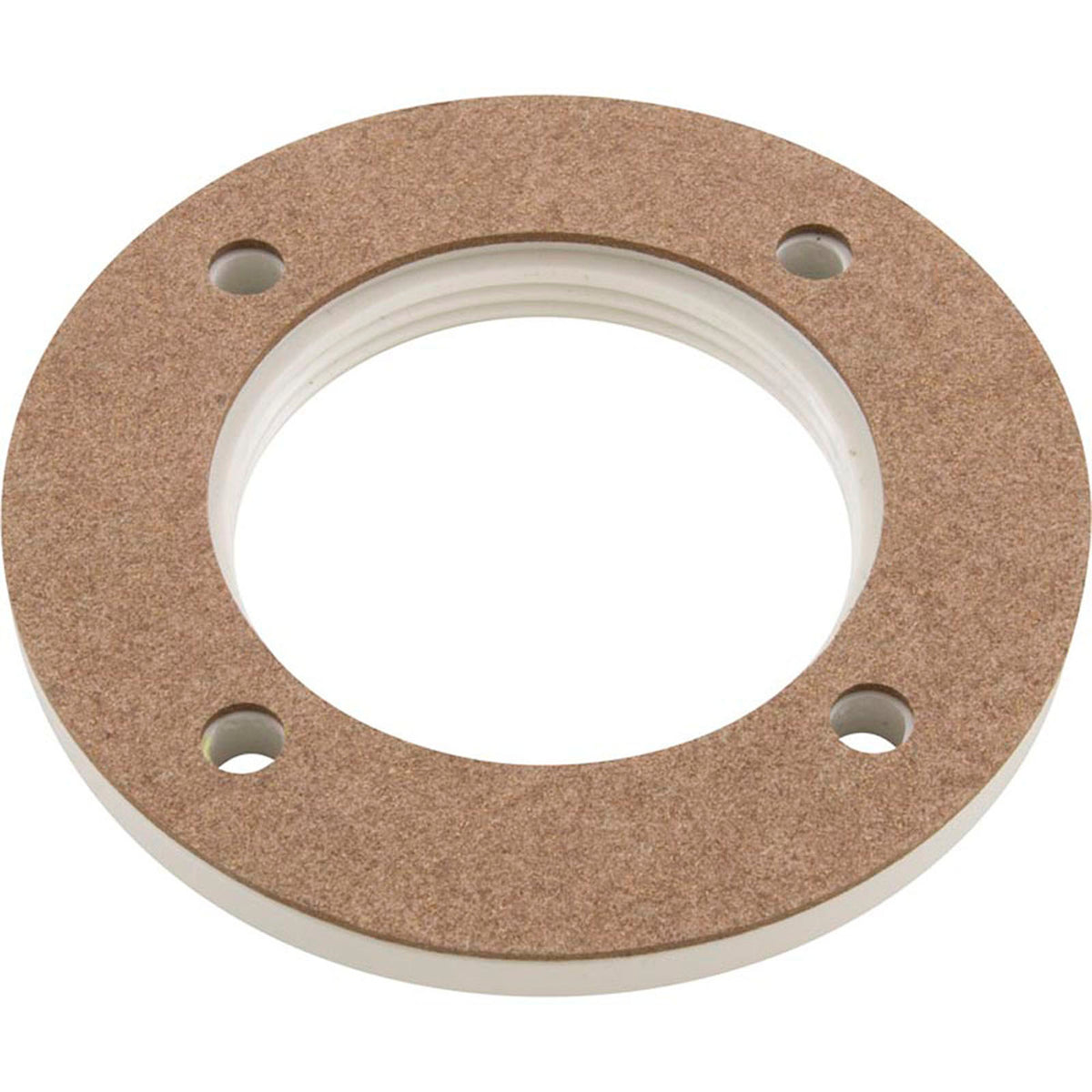 Faceplate, Kafko, 1-1/2"fpt, Inlet Fitting, White w/Gasket