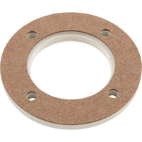 Faceplate, Kafko, 1-1/2"fpt, Inlet Fitting, White w/Gasket