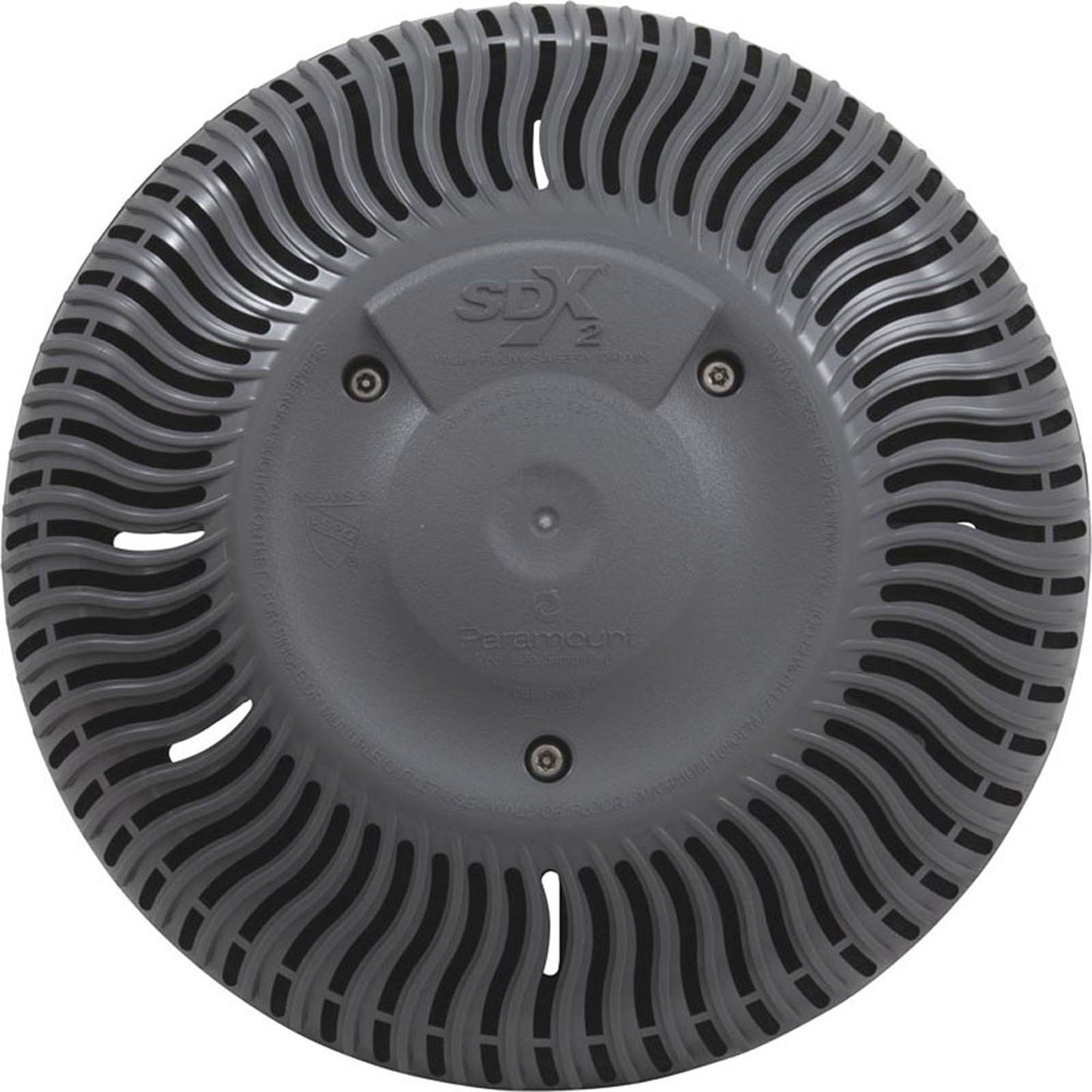 Main Drain Grate, Paramount SDX2, Concrete, Gray