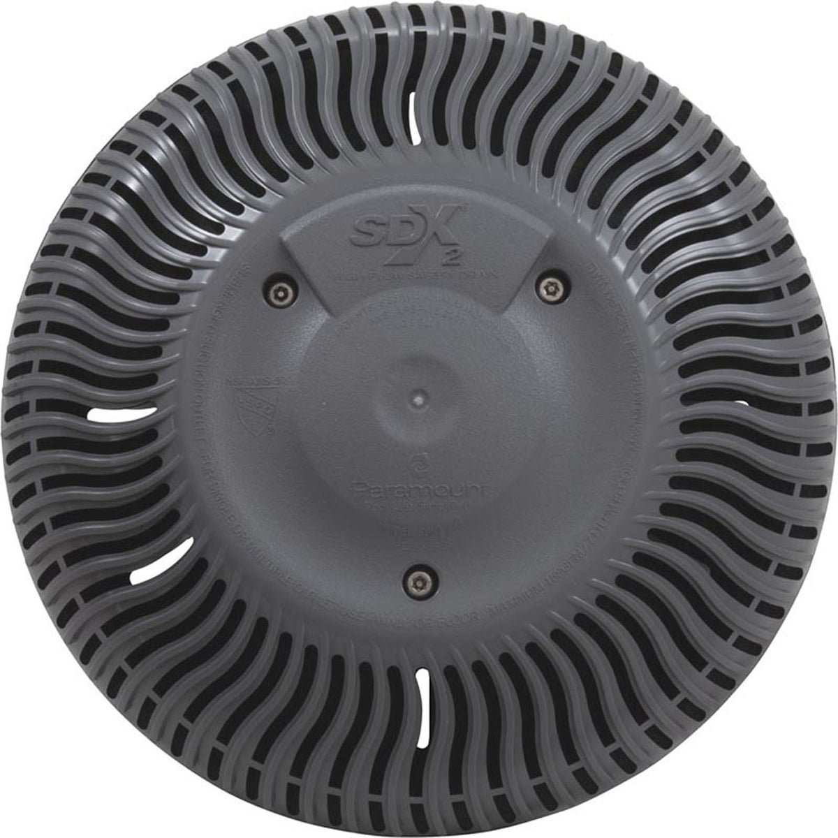 Main Drain Grate, Paramount SDX2, Concrete, Gray