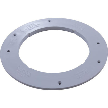 Main Drain Frame, Anti-Hair Snare, 8" Round, w/Adapter, Gry