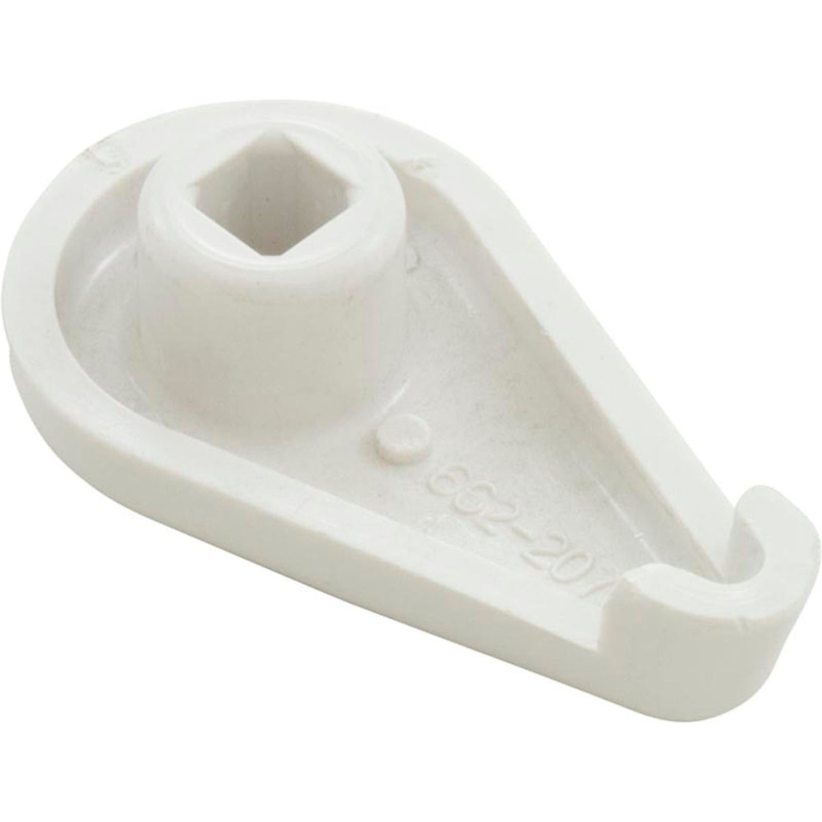 Air Ctrl Handle, Waterway 1" Top Access, Lever Style, White