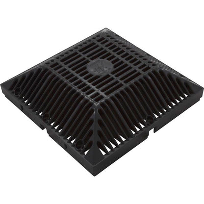 Main Drain Grate, Waterway 9" x 9" Square, VGB, Black
