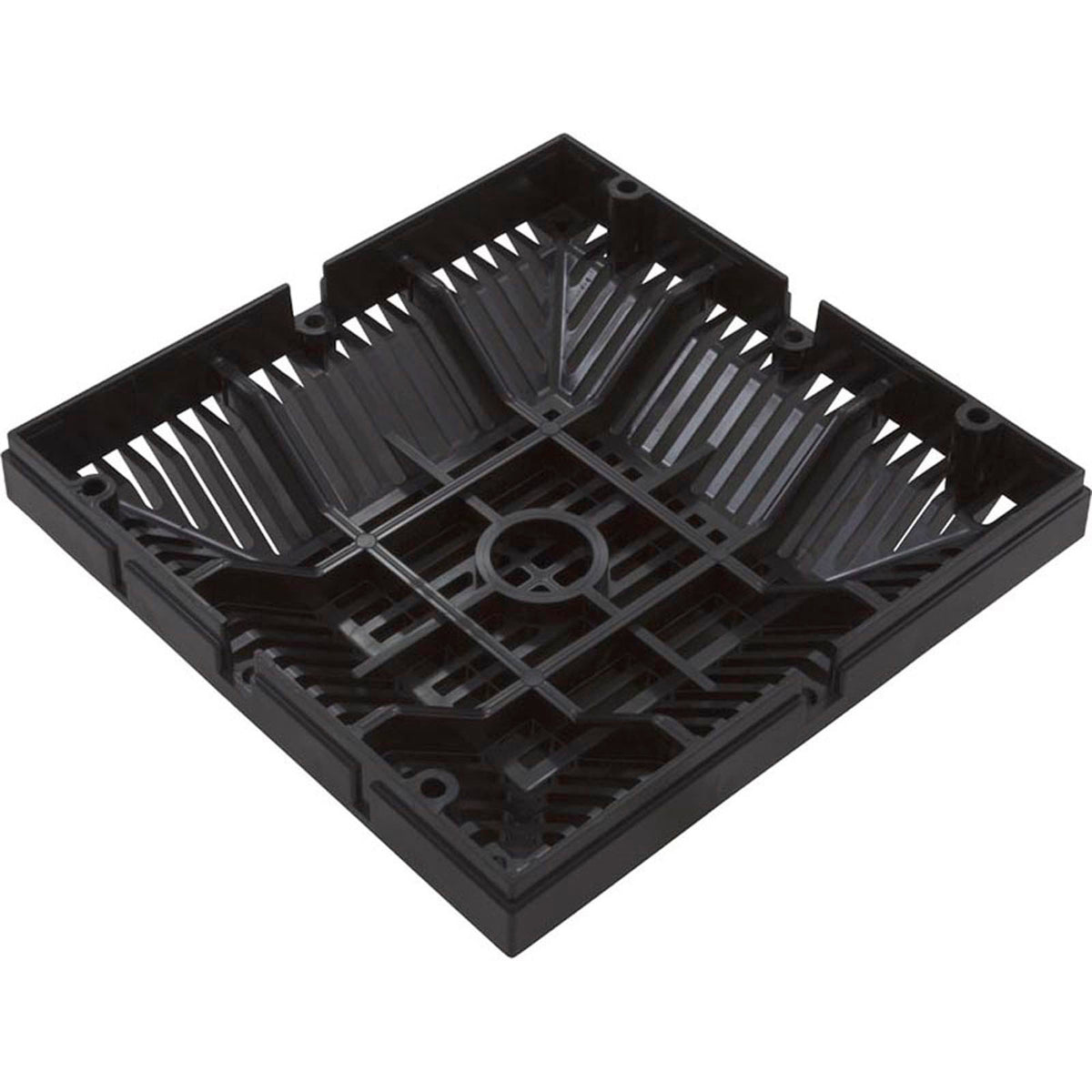 Main Drain Grate, Waterway 9" x 9" Square, VGB, Black