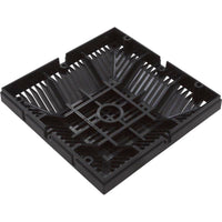 Main Drain Grate, Waterway 9" x 9" Square, VGB, Black