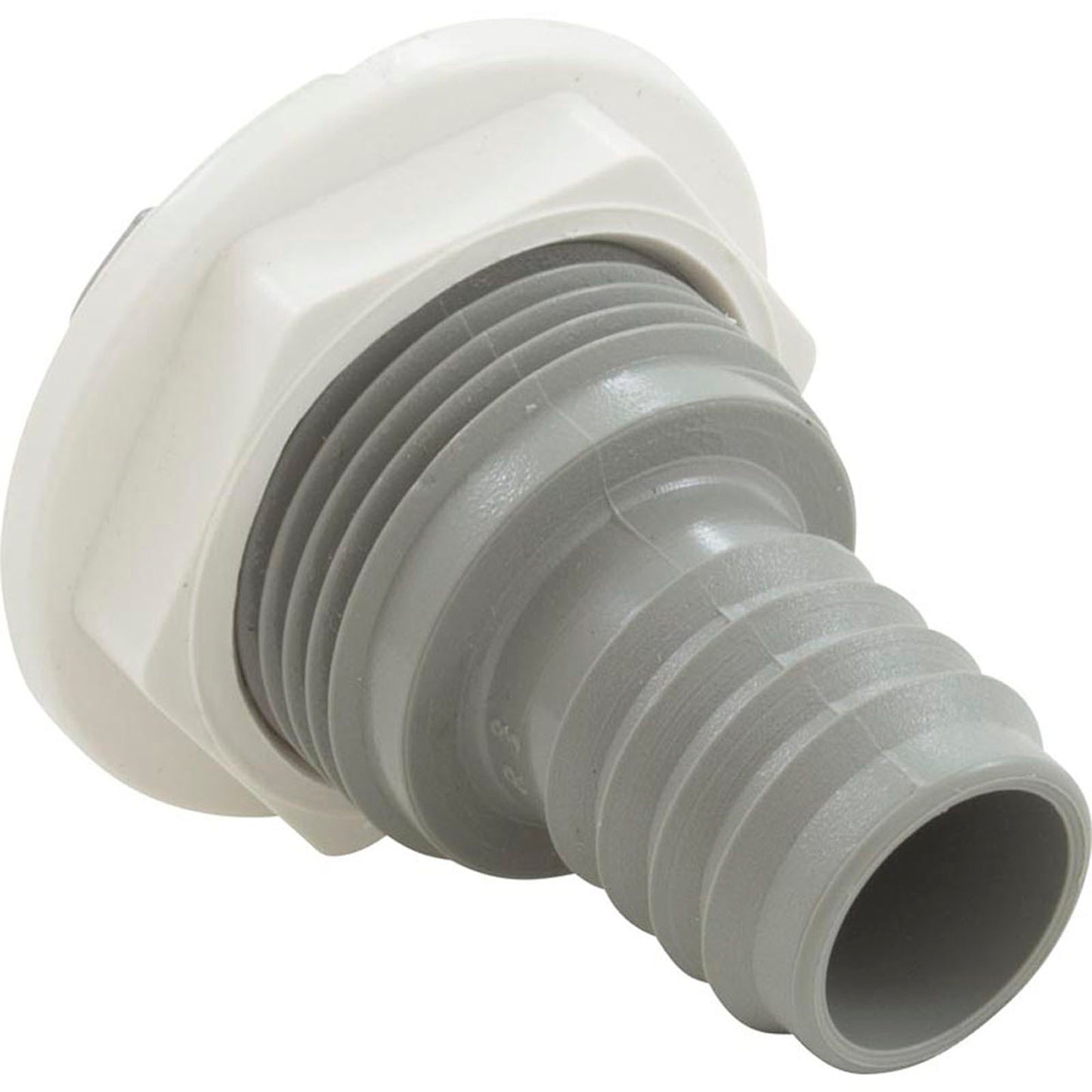 Bulkhead Fitting, Waterway, 3/4"b, Swirl, Gray