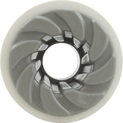 Bulkhead Fitting, Waterway, 3/4"b, Swirl, Gray