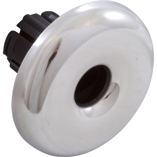Jet Intl, grupo WW Euro, 1-3/4" fd, fijo, liso, acero inoxidable/negro