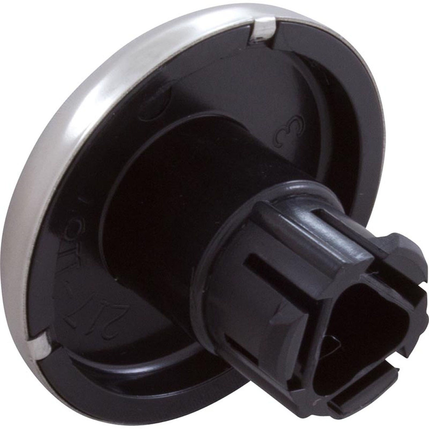 Jet Intl, grupo WW Euro, 1-3/4" fd, fijo, liso, acero inoxidable/negro