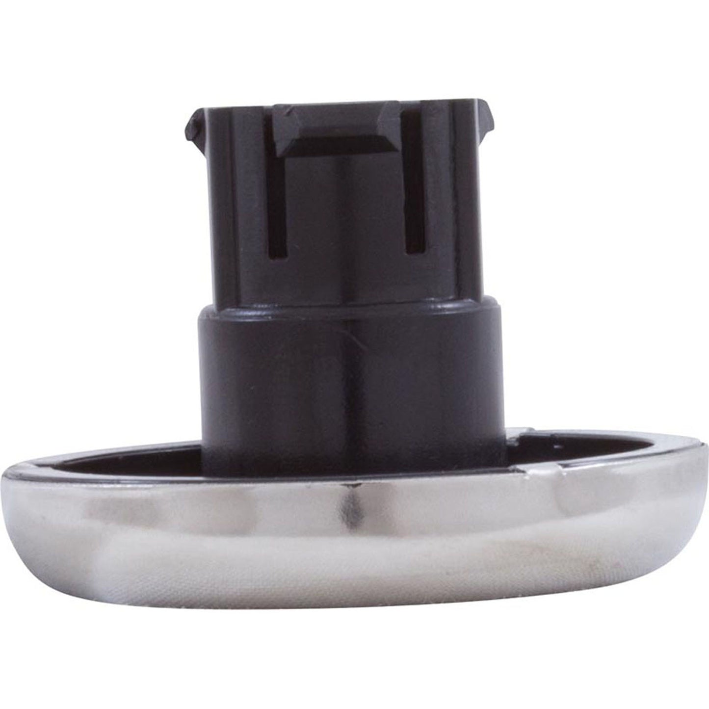 Jet Intl, grupo WW Euro, 1-3/4" fd, fijo, liso, acero inoxidable/negro