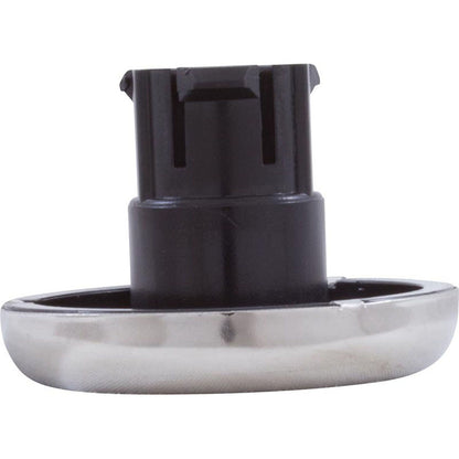 Jet Intl, grupo WW Euro, 1-3/4" fd, fijo, liso, acero inoxidable/negro