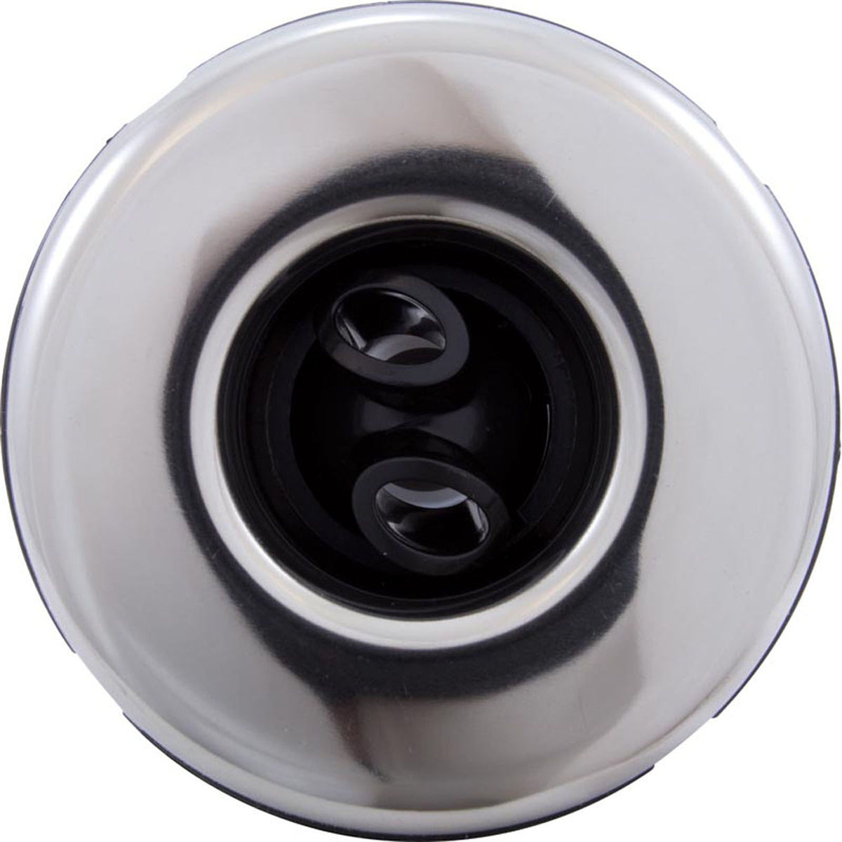 Waterway Plastics-Jet Intl, WW Mini Storm, 3"fd, Twin Roto, Smth, SS/Blk