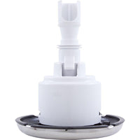 Waterway Plastics-Jet Intl, WW Mini Storm, 3"fd, Massage, Smth, SS/Blk