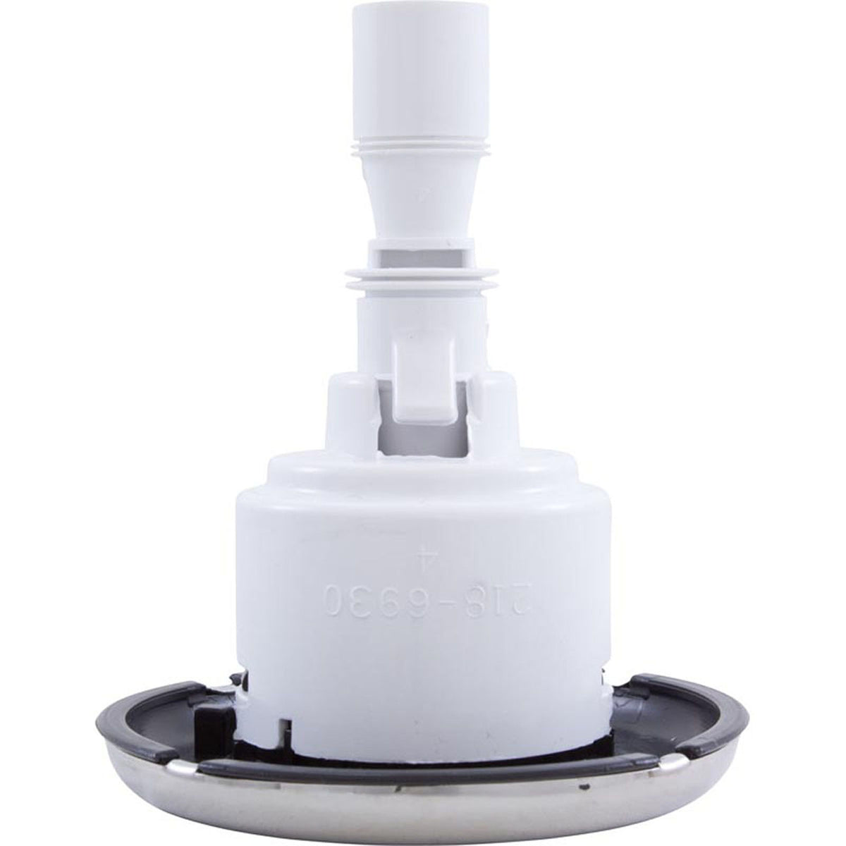 Waterway Plastics-Jet Intl, WW Mini Storm, 3"fd, Massage, Smth, SS/Blk
