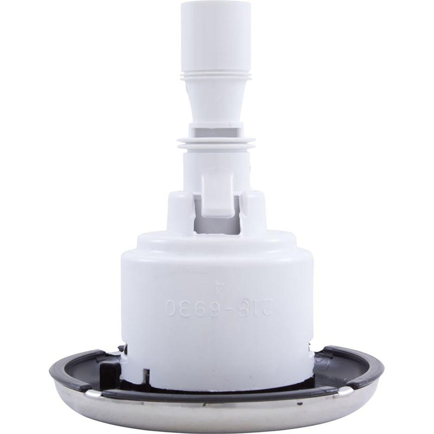 Waterway Plastics-Jet Intl, WW Mini Storm, 3"fd, Massage, Smth, SS/Blk