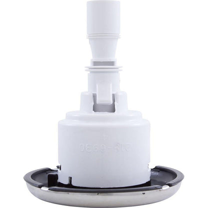 Waterway Plastics-Jet Intl, WW Mini Storm, 3"fd, Massage, Smth, SS/Blk