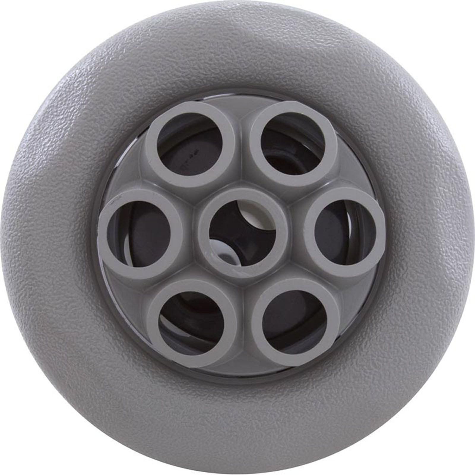 Jet Intl, WW Poly Jet, 3-3/8"fd, Massage, Textured Scal, Gry