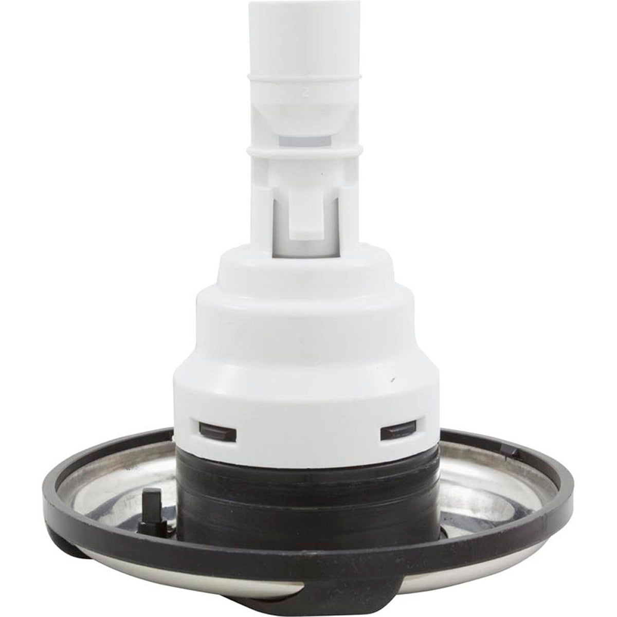Jet Intl,WW Poly Strm,Swirl,4-3/8"fd,2 Roto,SS/Blk,Lrg Face