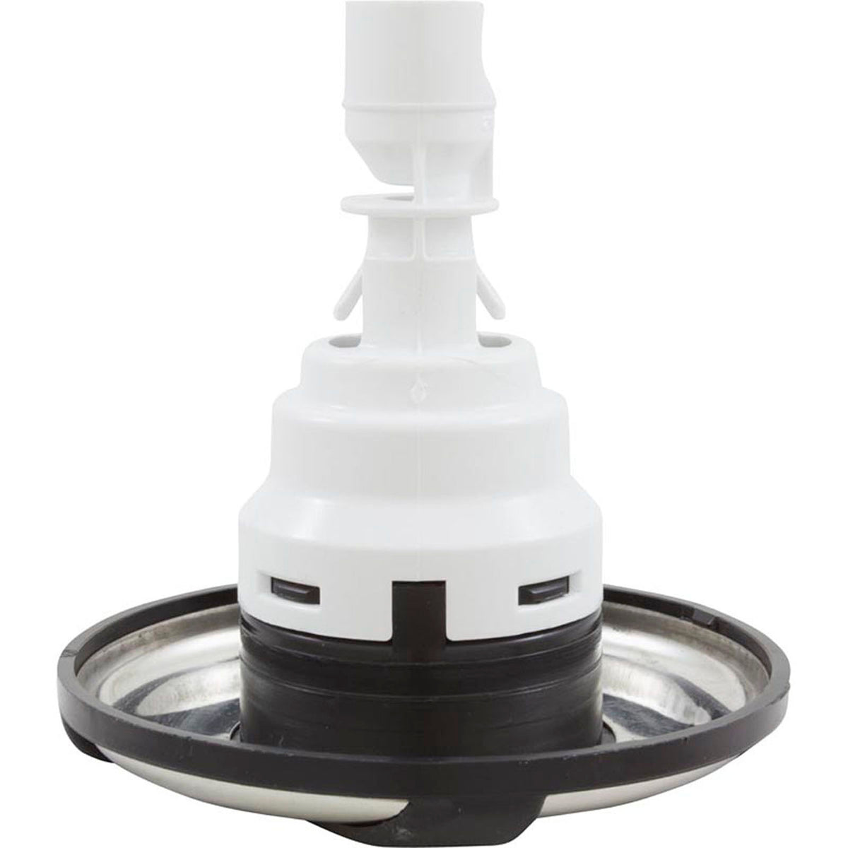 Jet Intl,WW Poly Strm,Swirl,4-3/8"fd,2 Roto,SS/Blk,Lrg Face