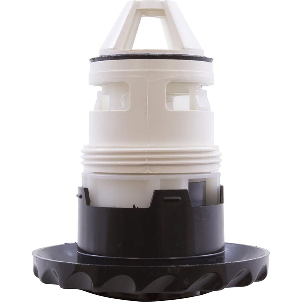 Jet Intl, WW Poly Jet, 3-3/8"fd, Massage, Dlx Scal, Blk