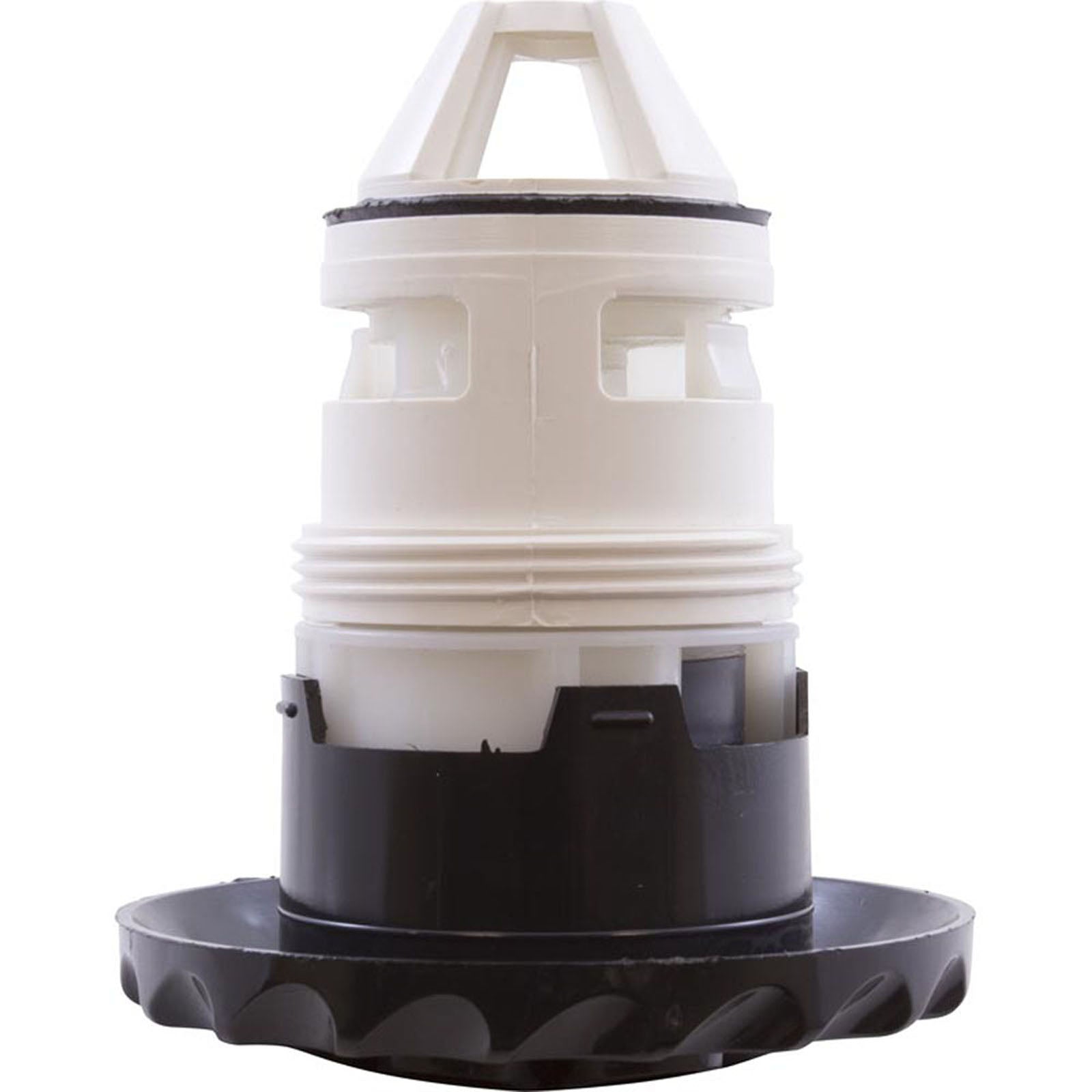 Jet Intl, WW Poly Jet, 3-3/8"fd, Massage, Dlx Scal, Blk