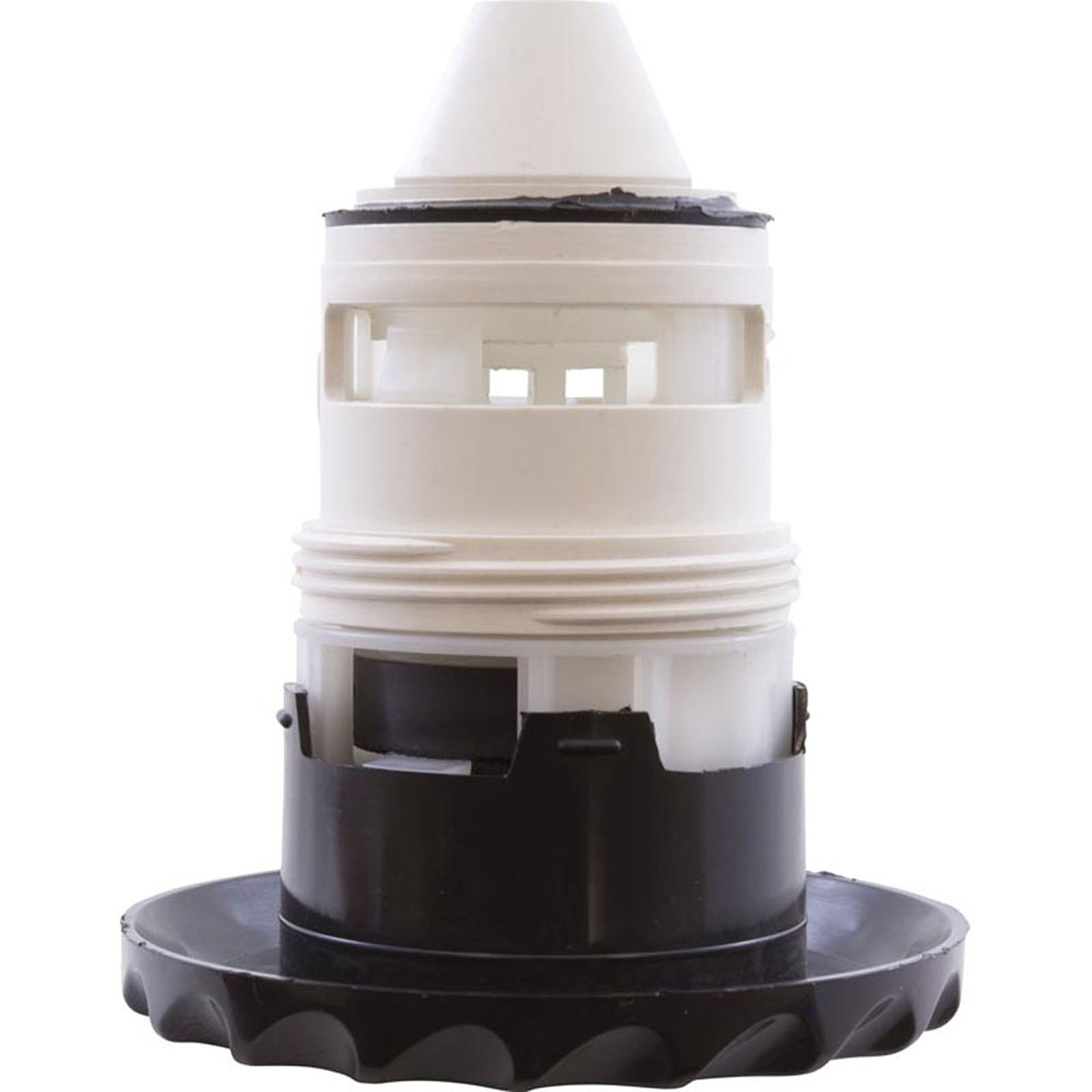Jet Intl, WW Poly Jet, 3-3/8"fd, Massage, Dlx Scal, Blk