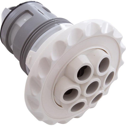 Jet Intl, WW Poly Jet, 3-3/8" fd, masaje, escala Dlx, blanco